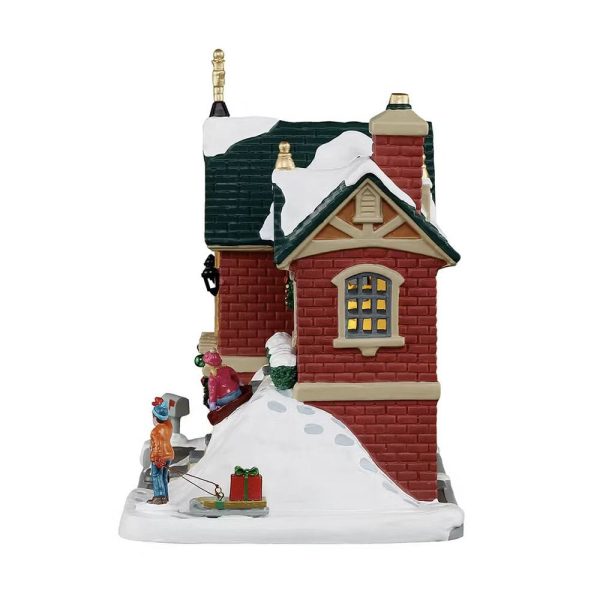 Casetta in Mattoni The Little Brick House H 17 cm Edificio Illuminato Lemax - 55348 - immagine 3