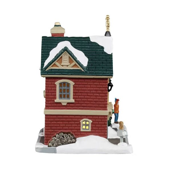 Casetta in Mattoni The Little Brick House H 17 cm Edificio Illuminato Lemax - 55348 - immagine 2