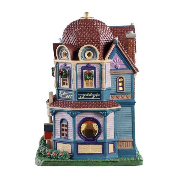 Scuola di Musica Sweet Songbird Music School H 22 cm Edificio Illuminato Lemax - 55347 - immagine 3