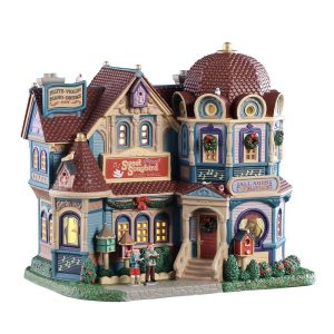 Scuola di Musica Sweet Songbird Music School H 22 cm Edificio Illuminato Lemax - 55347