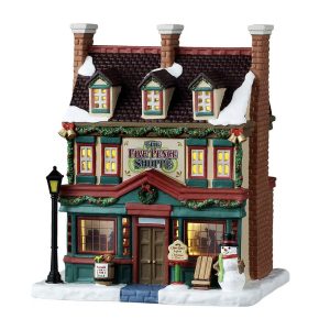 Negozio The Five Pence Shoppe H 18 cm Edificio Illuminato Lemax - 55344