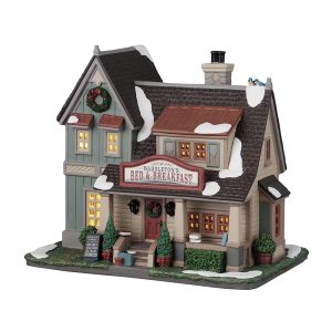 Alloggio Waddleton's Bed & Breakfast H 18 cm Edificio Illuminato Lemax - 55335