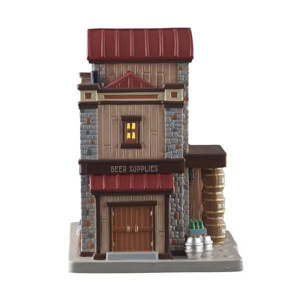 Emporio della Birra The Beer Meister Home Brewing Supplies H 17 cm Edificio Illuminato Lemax - 55332 - immagine 2