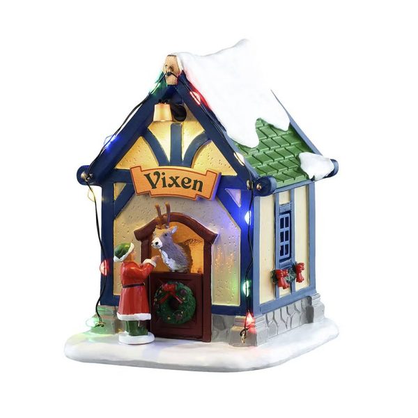 Casetta della Renna Vixen's Den H 13 cm Edificio Illuminato Lemax - 54532 - immagine 3