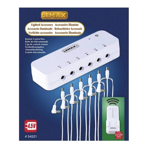 Centralina Remote Control Box con Telecomando e Trasformatore 4.5 V Lemax – 54521 - immagine 2
