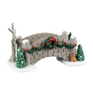 Piccolo Ponte Addobbato Christmas Footbridge H 5 cm Accessorio Lemax - 54467