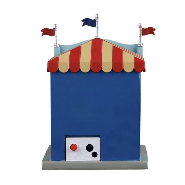 Bancarella del Centro al Bersaglio Skee Ball Game H 15 cm, set di 3 pezzi Chiosco del Luna Park Illuminato Lemax - 54461 - immagine 5