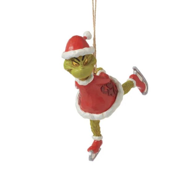 Grinch Pattinatore in Resina Jim Shore Grinch Collection - H 12 cm - immagine 3