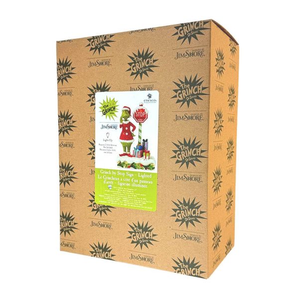 Grinch alla Fermata dei Regali in Resina Jim Shore Grinch Collection - L 17 X H 24 cm - immagine 5
