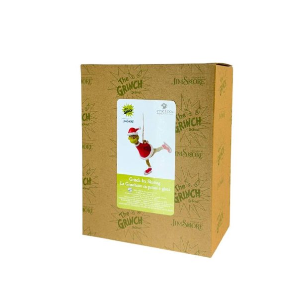 Grinch Pattinatore in Resina Jim Shore Grinch Collection - H 12 cm - immagine 4