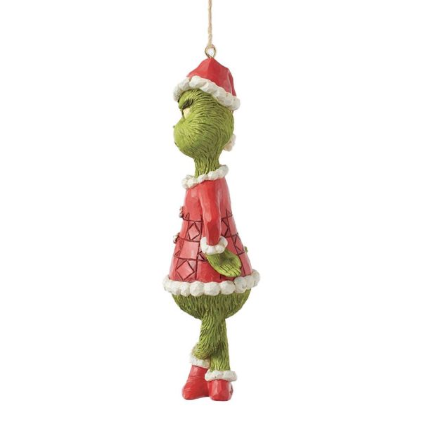 Grinch con le Braccia Conserte in Resina Jim Shore Grinch Collection - H 13 cm - immagine 3