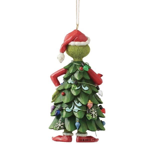 Grinch Travestito da Albero di Natale in Resina Jim Shore Grinch Collection - H 13 cm - immagine 3