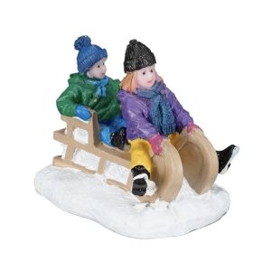 Bimbi su Slittino Kids On The Sleigh H 4 cm Personaggio LuVille - 1180678