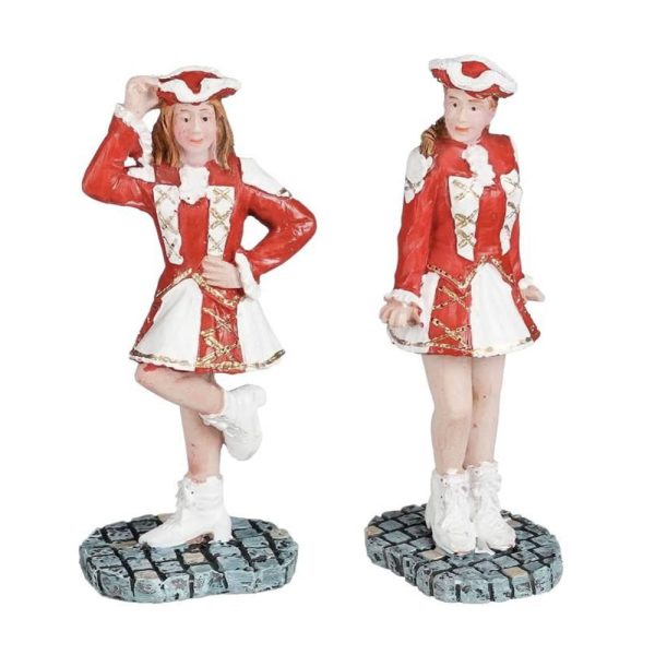 Ballerine Carnaval Dansers Woman H 7 cm, set di 2 pezzi Personaggio LuVille - 1180597