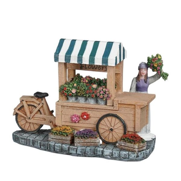 Fiorista Ambulante Flower Market H 10 cm Personaggio LuVille - 1180576