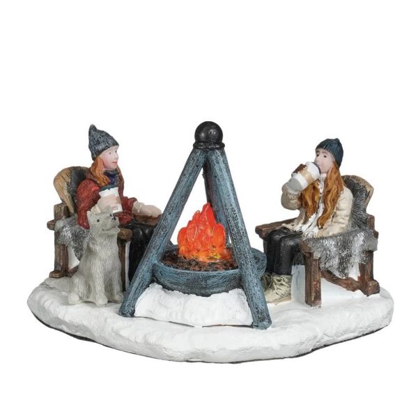 Cioccolata in Compagnia  Drinking Hot Chocolate by The Fire H 6 cm Personaggio LuVille - 1180565