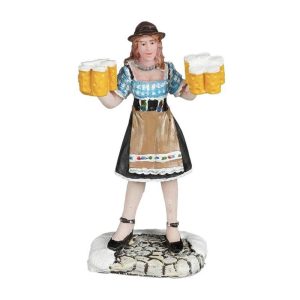 Cameriera con Birra Woman Brings Beer H 7 cm Personaggio Luville - 1180543