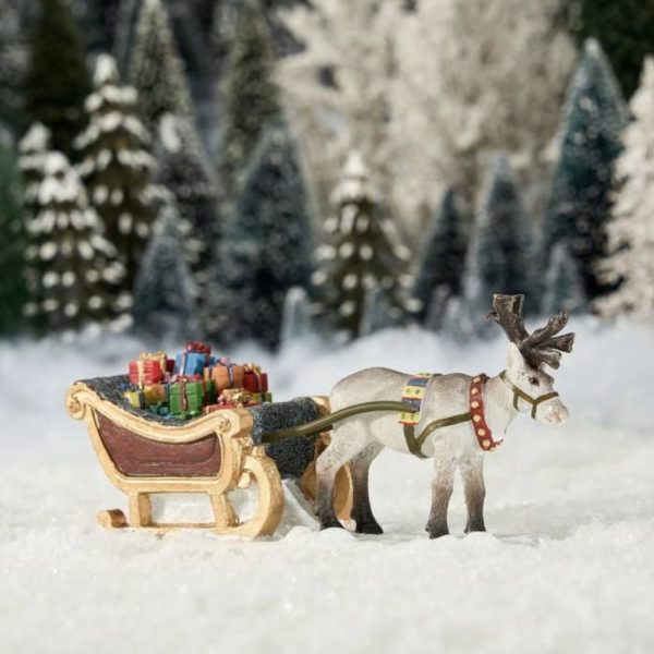 Slitta di Babbo Natale Santa's Sleigh H 7 cm Accessorio LuVille - 1180567 - immagine 2