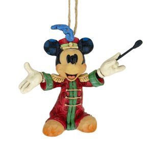 Mickey Mouse Topolino Direttore d'Orchestra in Resina Jim Shore Disney Tradition - H 9 cm
