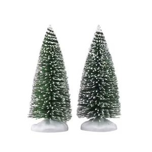 Alberi Bristle Tree Small H 10 cm, set di 2 pezzi Accessorio Lemax - 14004