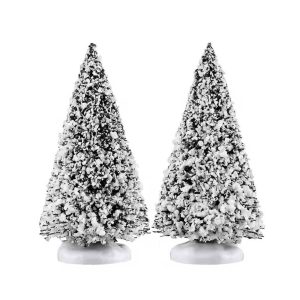 Alberi Innevati Evergreen Tree Small H 10 cm, set di 2 pezzi Accessorio Lemax - 44234
