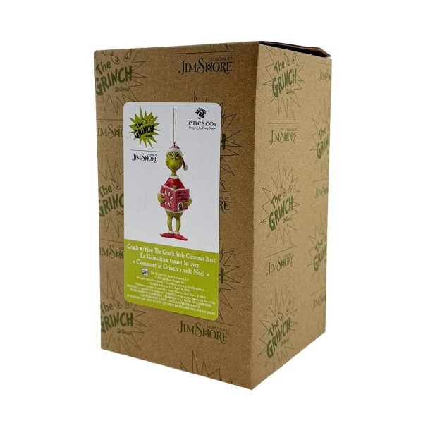 Grinch con Libro Personaggio in Resina Grinch Collection by Jim Shore - H 14 cm - immagine 5