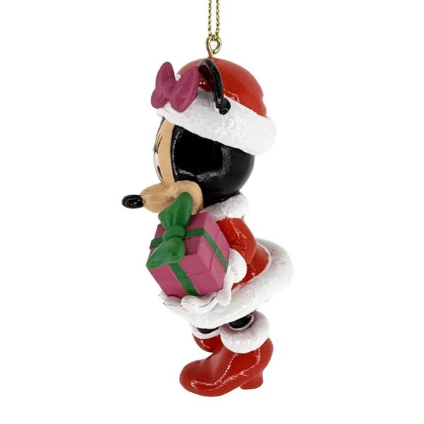 Topolina Minnie Mouse Babbo Natale Personaggio in Resina ©Disney Mickey and Friends Kurt Adler - H 9 cm - immagine 4