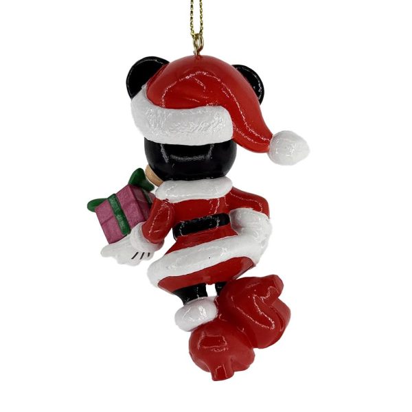 Topolina Minnie Mouse Babbo Natale Personaggio in Resina ©Disney Mickey and Friends Kurt Adler - H 9 cm - immagine 5