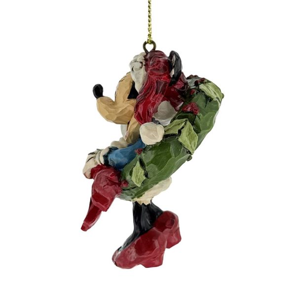 Topolina Minnie Mouse con Ghirlanda Personaggio in Resina ©Disney Tradition by Jim Shore - H 7 cm - immagine 3