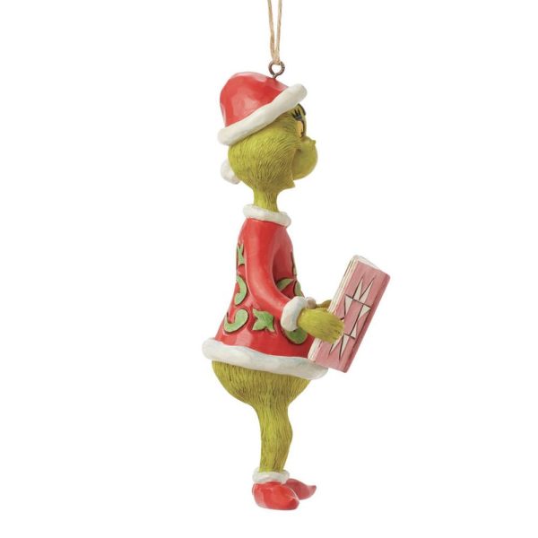 Grinch con Libro Personaggio in Resina Grinch Collection by Jim Shore - H 14 cm - immagine 4