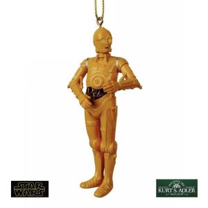 Droide C-3PO Personaggio in Resina Star Wars™ Kurt Adler - H 10 cm