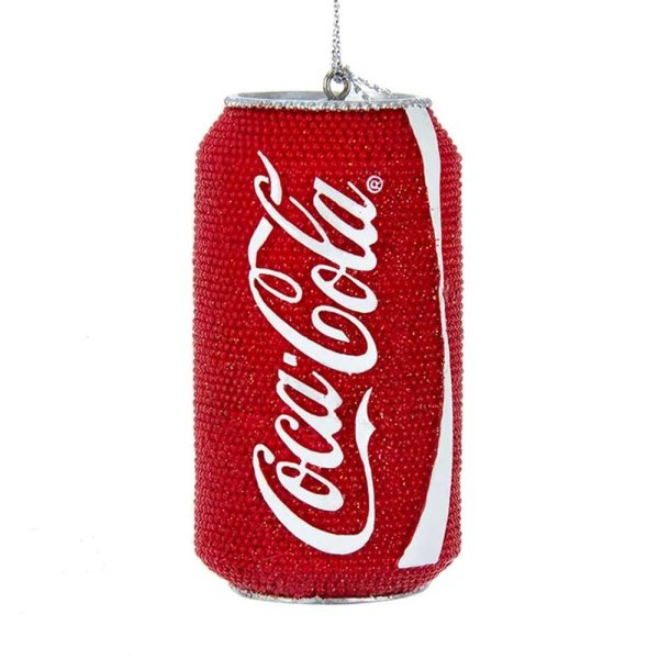 Lattina di Coca-Cola® con Glitter in Resina Kurt Adler - H 8 cm - immagine 2