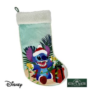 Calza Natalizia Stitch al Mare ©Disney Lilo & Stitch Kurt Adler - H 47 cm