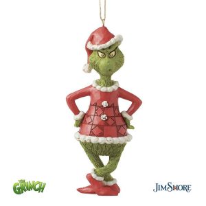 Grinch con Braccia sui Fianchi Personaggio in Resina Grinch Collection by Jim Shore - H 13 cm