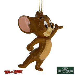 Topolino Jerry Personaggio Tom and Jerry™ in Resina Kurt Adler - H 7 cm