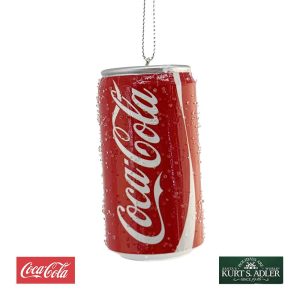 Lattina Coca-Cola® in Plastica Kurt Adler - H 7,5 cm