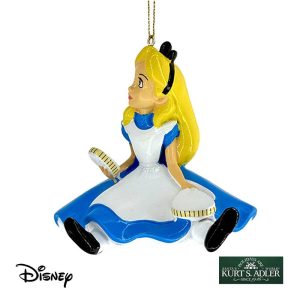Alice Personaggio ©Disney Alice in Wonderland in Resina Kurt Adler - H 8 cm