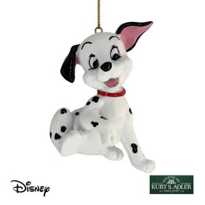 Cucciolo Lucky La Carica dei 101 Disney© Classics in Resina Kurt Adler - H 9 cm