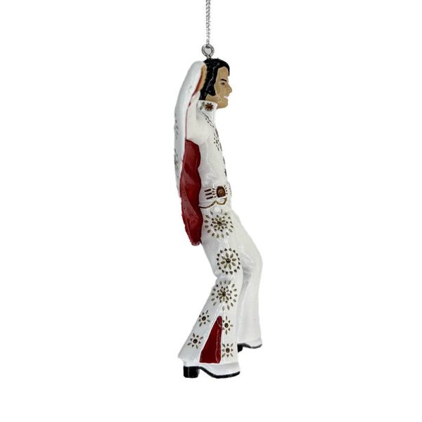 Elvis Presley con Mantello in Resina Elvis Presley® Kurt Adler - H 11 cm - immagine 4