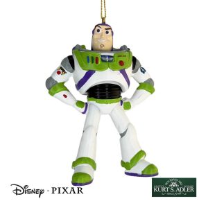 Buzz Lightyear Personaggio ©Disney/Pixar Toy Story in Resina Kurt Adler - H 10 cm