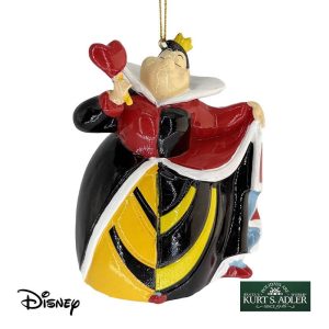 Regina di Cuori Personaggio ©Disney Alice in Wonderland in Resina Kurt Adler - H 10 cm