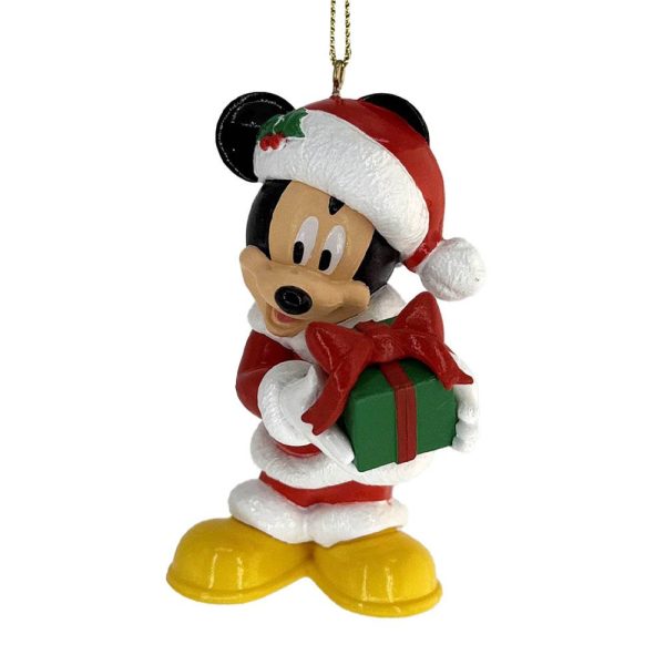 Mickey Mouse Babbo Natale Personaggio ©Disney Mickey and Friends in Resina Kurt Adler - H 9 cm - immagine 2