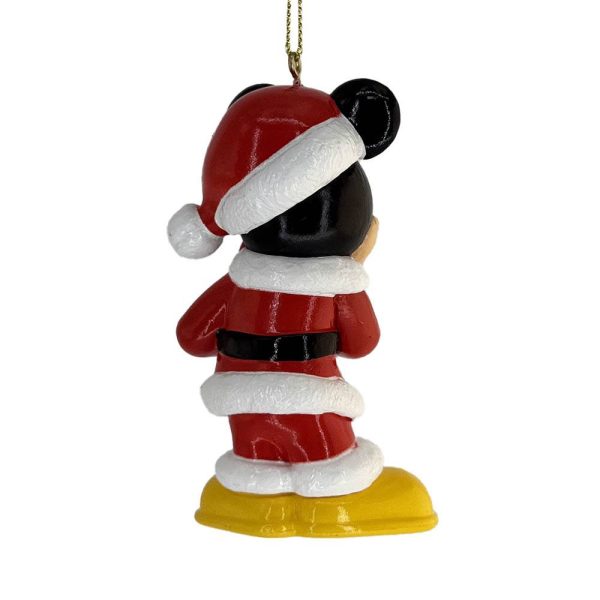 Mickey Mouse Babbo Natale Personaggio ©Disney Mickey and Friends in Resina Kurt Adler - H 9 cm - immagine 3