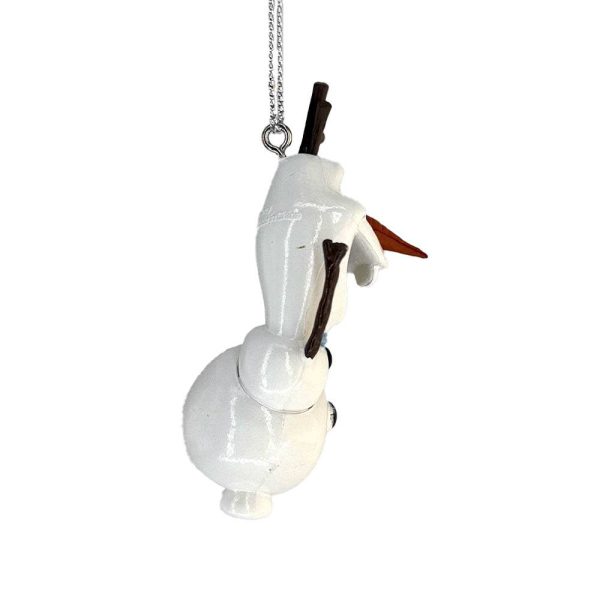 Pupazzo di Neve Olaf Contento Personaggio Disney© Frozen in Resina Kurt Adler - H 7 cm - immagine 4
