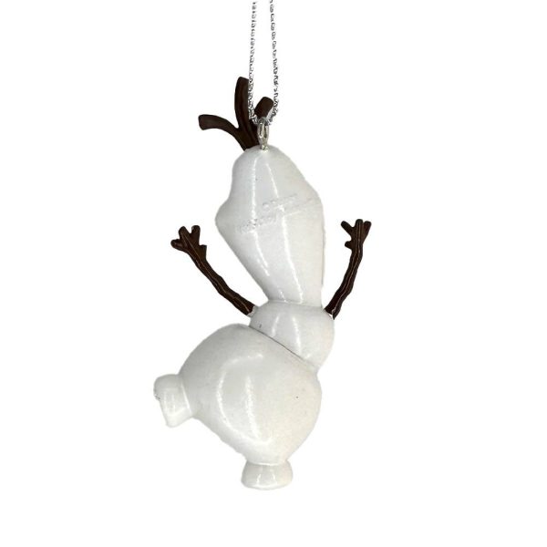 Pupazzo di Neve Olaf Contento Personaggio Disney© Frozen in Resina Kurt Adler - H 7 cm - immagine 3