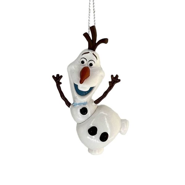 Pupazzo di Neve Olaf Contento Personaggio Disney© Frozen in Resina Kurt Adler - H 7 cm - immagine 2