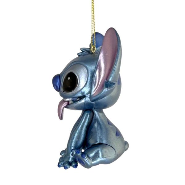 Stitch Metalizzato Personaggio Disney© Stitch in Resina Kurt Adler - H 9 cm - immagine 3