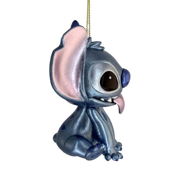 Stitch Metalizzato Personaggio Disney© Stitch in Resina Kurt Adler - H 9 cm - immagine 4