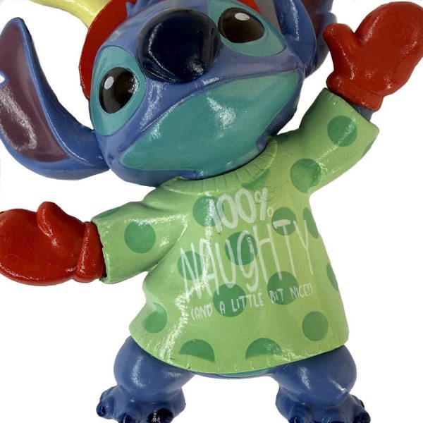 Stitch con Maglione Natalizio Personaggio Disney© Stitch in Resina Kurt Adler - H 9 cm - immagine 3