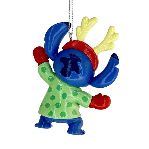 Stitch con Maglione Natalizio Personaggio Disney© Stitch in Resina Kurt Adler - H 9 cm - immagine 5